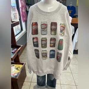 Brand new unisex crewneck sweatshirt Dr Pepper